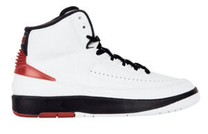 Air Jordan 2 Retro 'Chicago' 2022 Basketball Shoes in White and Red